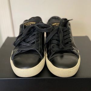 Saint Laurent leather sneakers
